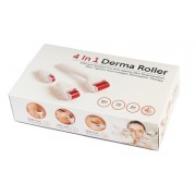 مجموعة ديرما رولر لعلاج البشره derma roller 4 in 1(300+720+1200 pin) Superb Beauty Facial Skin Nurse Kit